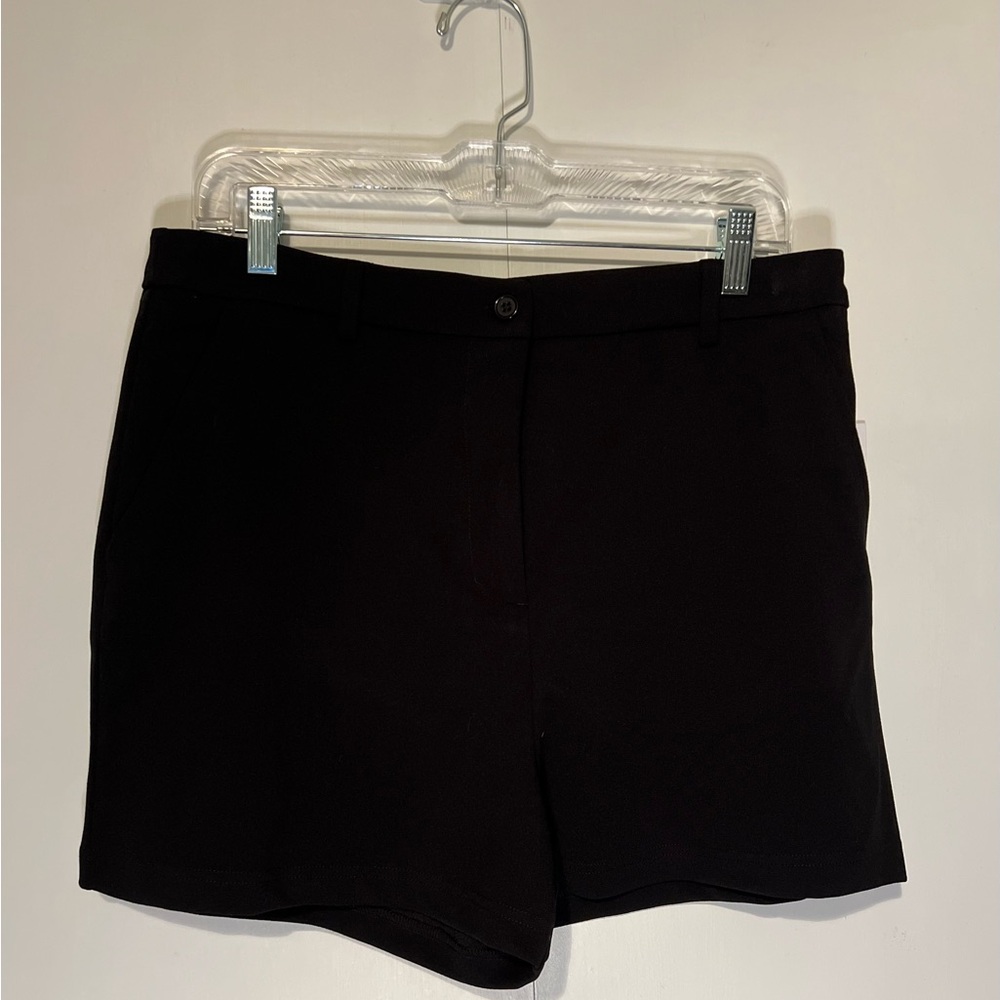 Redy High Waist Black Dress Shorts